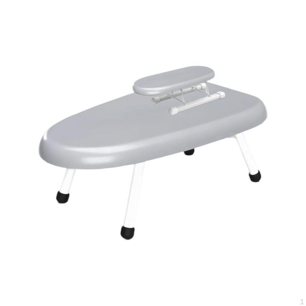 Mini Ironing Board, Foldable Countertop SpaceSaving, Portable Blue Plaid