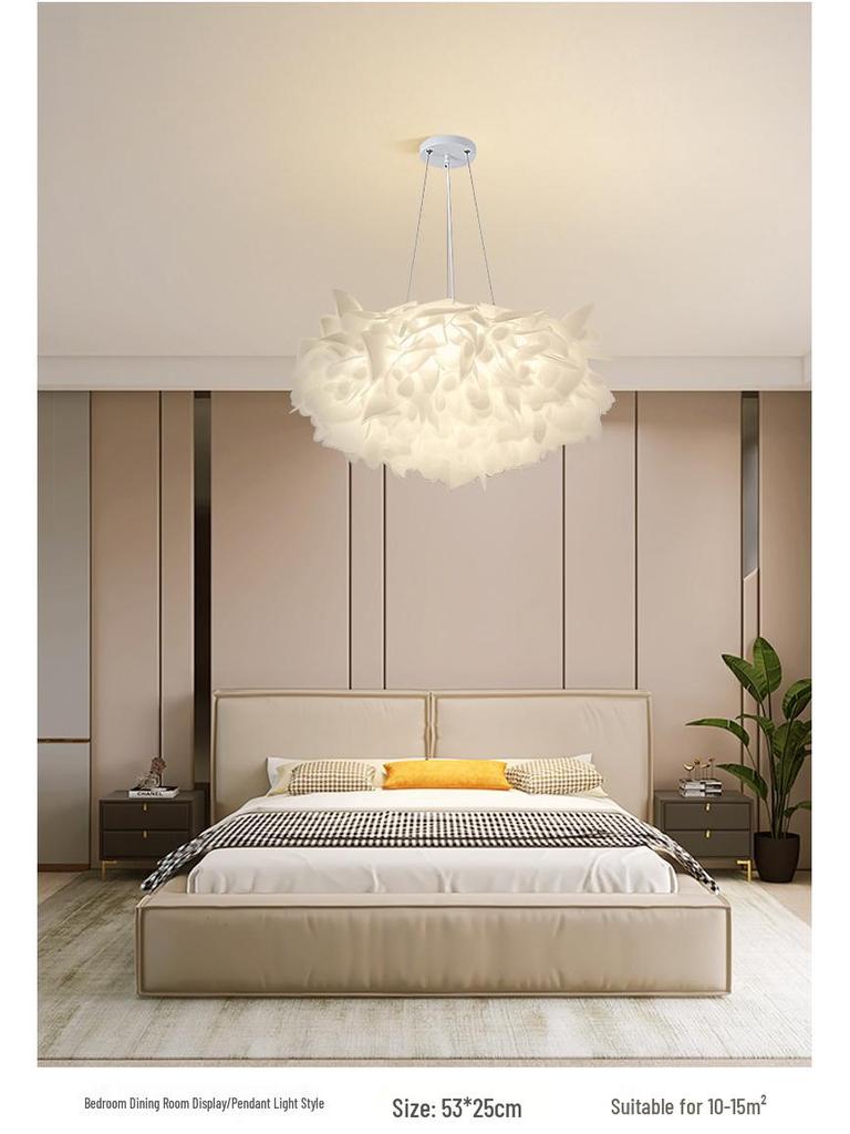Modern Nordic Chandelier: Creative Warm Lighting for Living Room, Restaurant, Master Bedroom, and Children's Room