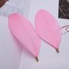 50Pcsdiy Jewelry Accessories Feather Big Floating Metal Clip Feather Swan Hair Jewelry Clothing Accessories Materials