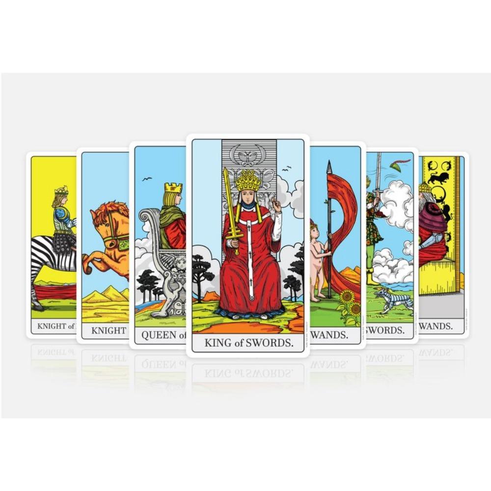 10.3*6cm Shuffle Tarot Collection B Shuffled World of RWS Tarot Deck 80 Pcs Cards A Creative Way of Telling A Story