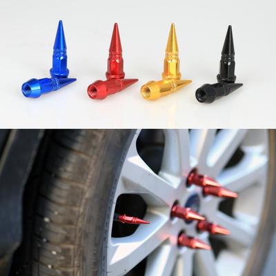 4 adet Lastik Vana Kapakları 4 adet Evrensel Araba için Uygun Motosiklet Bisiklet Jant Lastikleri Vanalar Lastik Kök Kapağı Hava Başlığı Hava Geçirmez Kapak