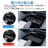 SHAOHAO 3-Piece Rubber Mat Set for Toyota Alphard 40 / Vellfire 3 — Wireless Tray, Door Tray, Cup Holder