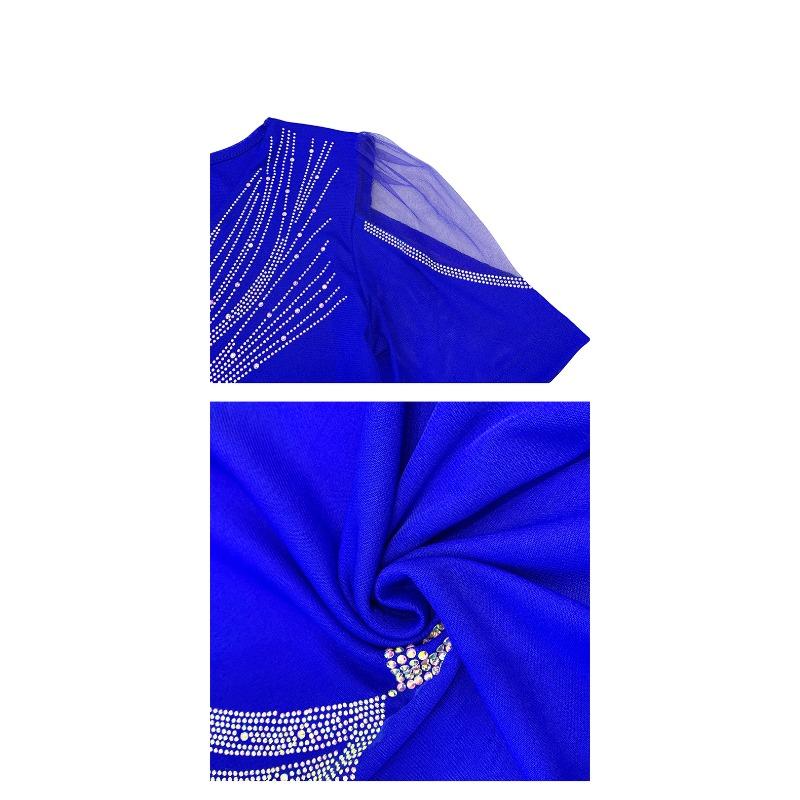 Summer V Neck Mesh Korean Fashion Patchwork Diamond Shirt Short Sleeve Women T Shirt