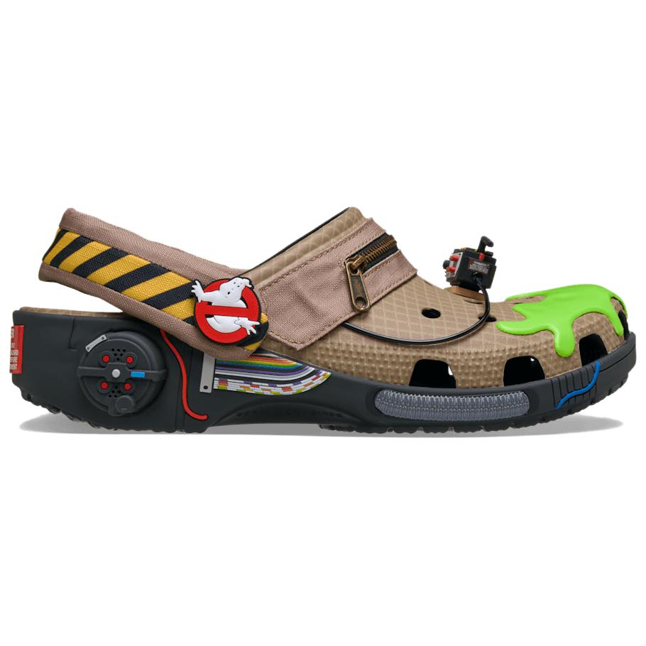 Ghostbusters x Crocs Classic clog Comfortable and stylish hole shoes unisex brown