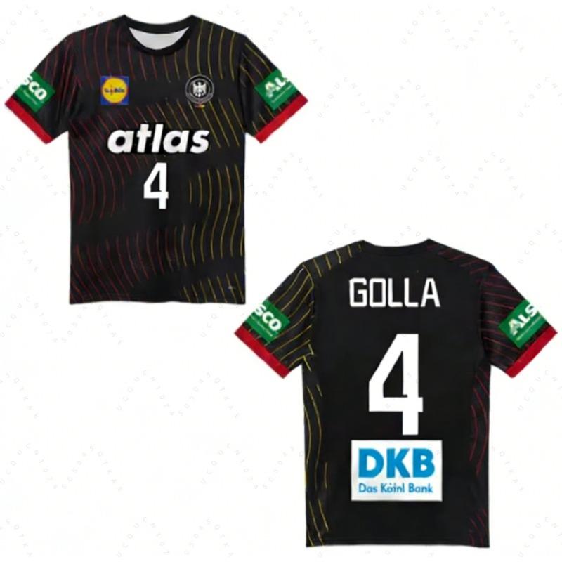 2026 German New Dhb Handball Jersey T Shirts Quick Drying Breathable Sportswear Short Sleeved Men's Outdoor Fitness Casual Tops
