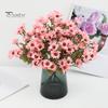 Faux Floral Arrangements for Gifts Artificial Daisy Flowers, Realistic Plastic Arrangements, Reusable Flower Bouquet, Fake Plants Living Room