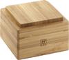 Zwilling "Bamboo Storage 4-Piece Set" Knife Stand, Storage Container, Canister, Spice and Herb Storage, Officially Sold In Japan, 35101-400, Brown
