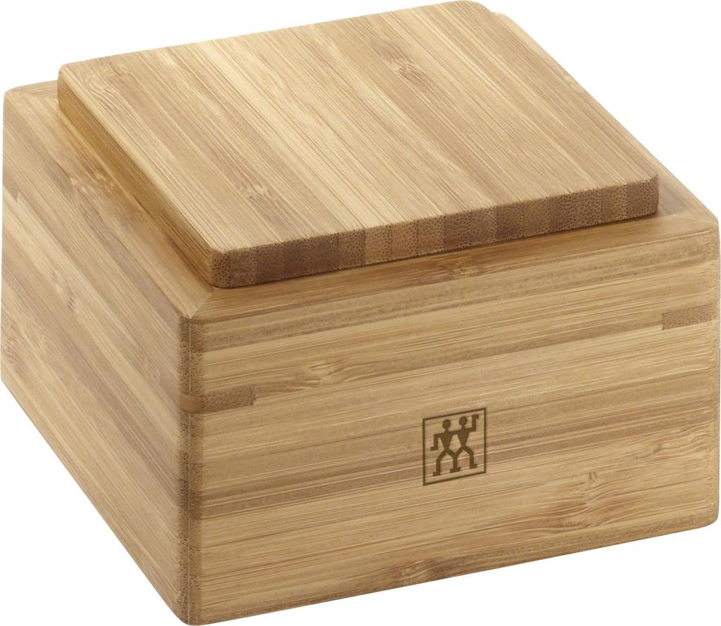 Zwilling "Bamboo Storage 4-Piece Set" Knife Stand, Storage Container, Canister, Spice and Herb Storage, Officially Sold In Japan, 35101-400, Brown