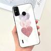 For Tecno Spark 6 Go Case KE5j KE5k Cute Astronaut Cat Night View Cover Liquid Silicone Phone Cases For Spark 6GO Bumper Fundas