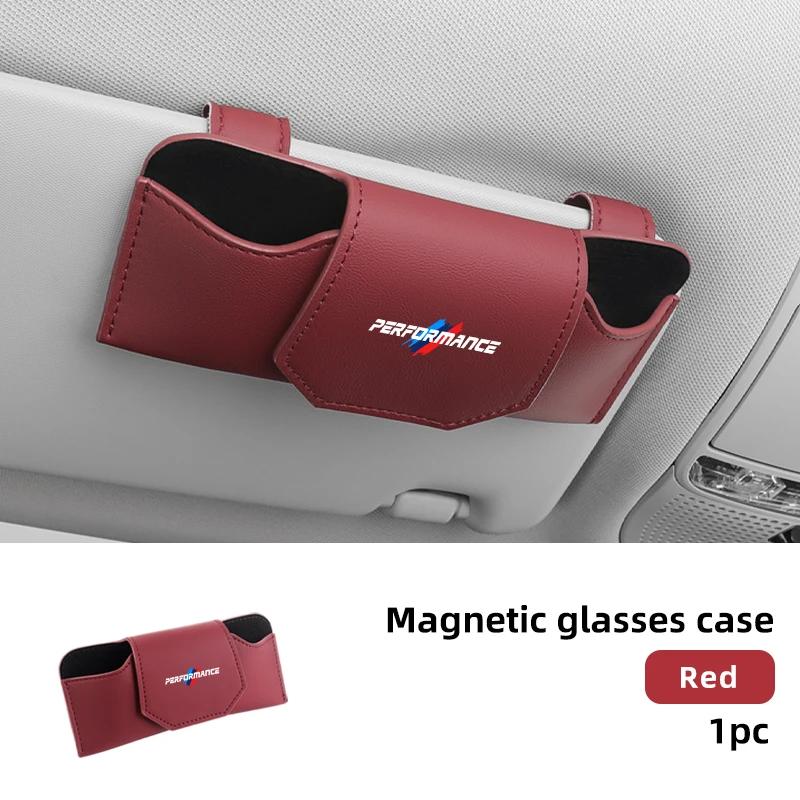 Car Sticker 2025 Hot Car Sun Visor Glasses Box Sunglasses Organizer Clip Accessories For BMW E46 E90 E60 F10 E39 F30 E36 F20 E3