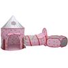 ZISIZ Kids' Rocket Play Tent & Tunnel Set