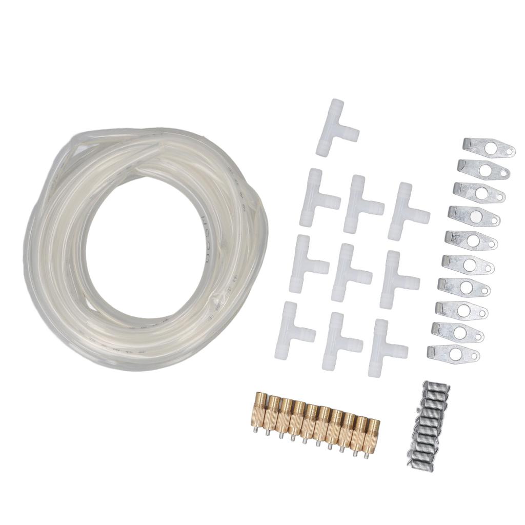 Poidło smoczkowe dla królika z przezroczystym wężem 0,3 cala 16,4 stopy Całkowicie miedziane Łatwe w instalacji Automatyczne