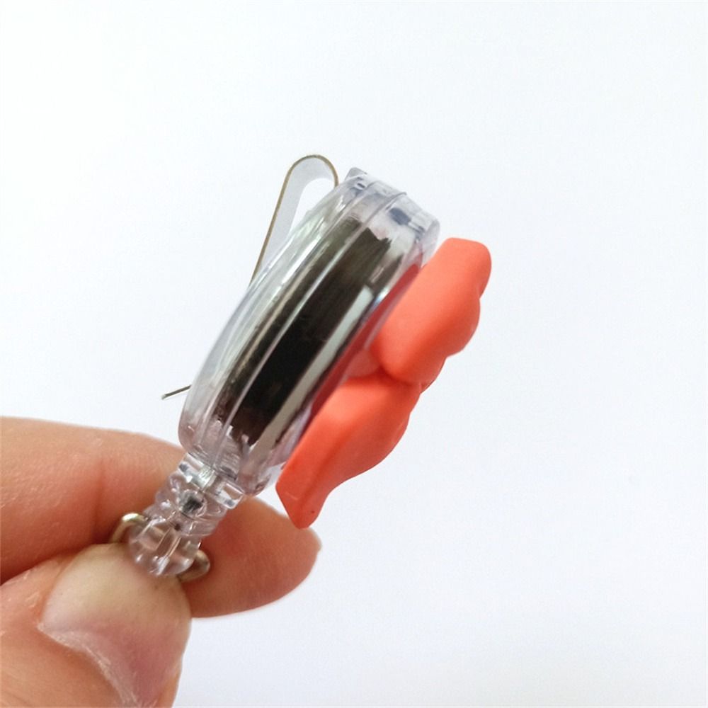 3D Flora Nurse Badge Reel Bow Flower Easy Pull Buckle Retractable Badge Holder Hospital Use
