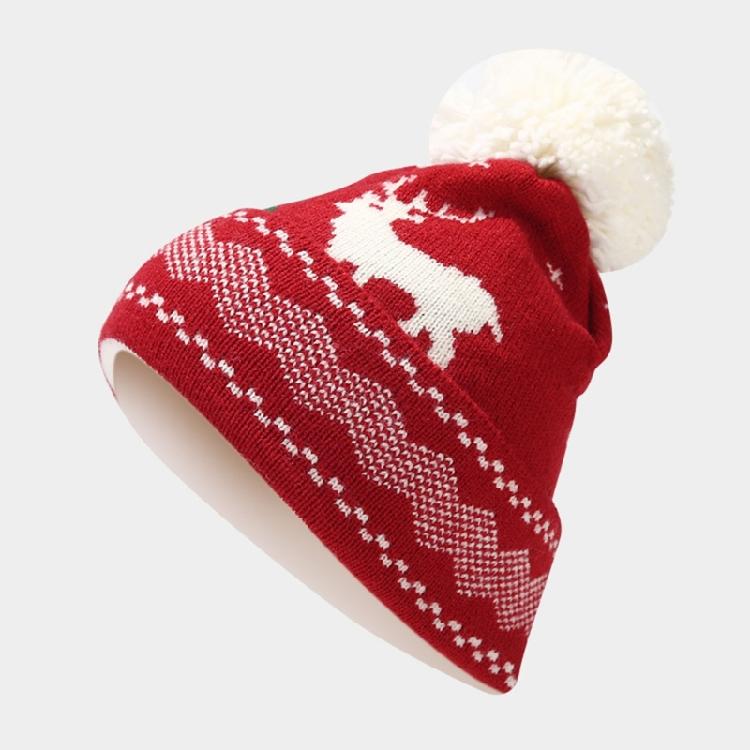 Trendy Red Hat Scarf Gloves Set for Christmas Celebrations Christmas Gifts