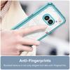For Nothing Phone (2a) Phone Case WANLONFENG XC Series TPU Acrylic Cover with Tempered Glass (Big Lens Hole)