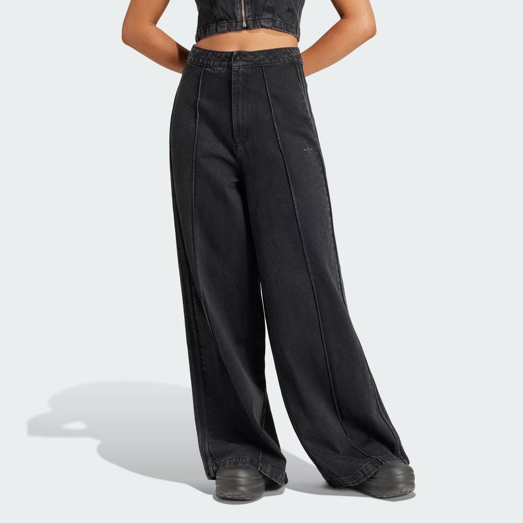 adidas Originals Fashion Montreal Denim Jeans Women Jeans Black IT7271
