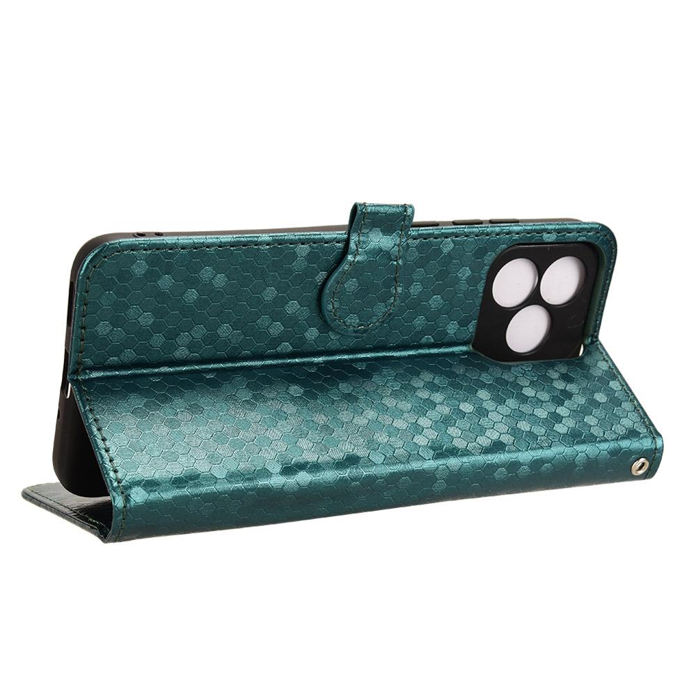 Dla Oukitel C53 Etui Portfelowe Wytłoczony Wzór Kropek Skórzane PU Pokrowiec na Telefon