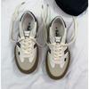 Neuer Stil Mode Luxusschuhe für Damen Klassische Sneaker Damen Leder Retro Low Cut Schnürschuhe Casual Damen Sneaker Übergröße 43