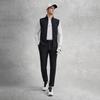 Fila Golf Series Simple Classic Basic Solid Color Sports Training Versatile Comfortable Vest Men Vest Deep-Black A11M615504FBK