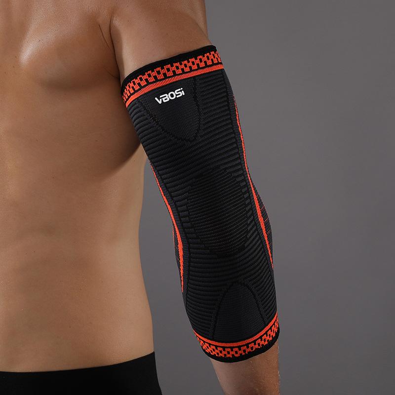 Sports Elbow Pads Dumbbell Fitness Badminton Basketball Training Cycling Protection Outdoor Warm Arm Sleeve