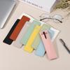 PATIKIL Pen Sleeve PU Leather Pen Single Fountain Pouch Protective Cover Holder for Office Ballpoint Black 7-inch Case, 8-Piece Pouch, Pens,