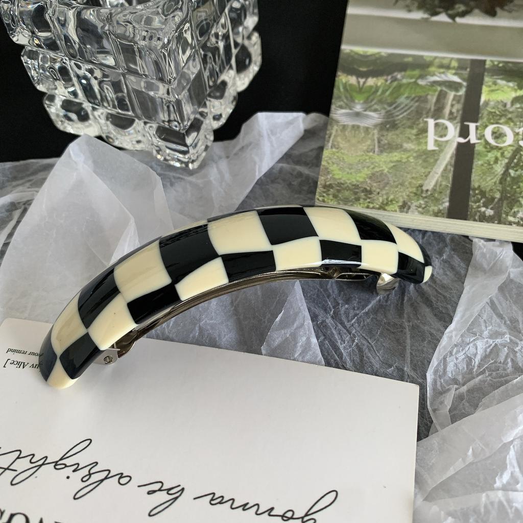 Neue Elegante Acetat-Haarspangen Einfache Geometrische Einfarbige Spangen Haarnadel Damen Haarschmuck