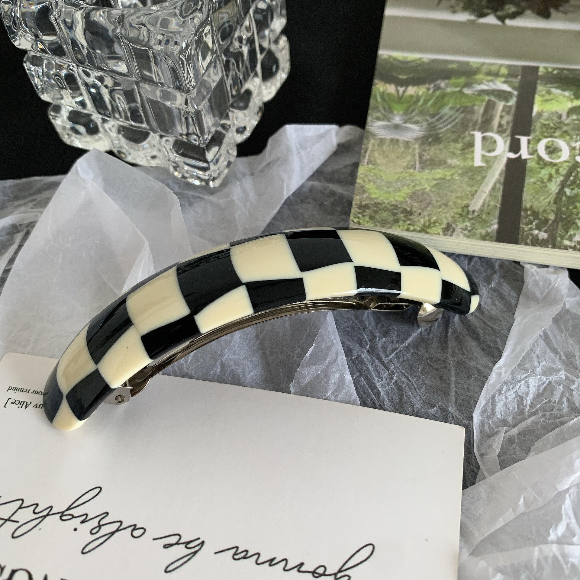 

Новые элегантные ацетатные заколки для волос, простые геометрические однотонные заколки-автоматы, шпилька, женские аксессуары для волос