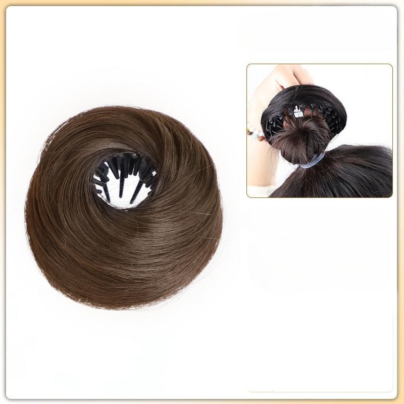 

Парик-пучок, повязка для волос, естественно сжимается по желанию, ленивые волосы пушистые. Головные уборы для девочек и женщин, инструменты для укладки волос, аксессуары