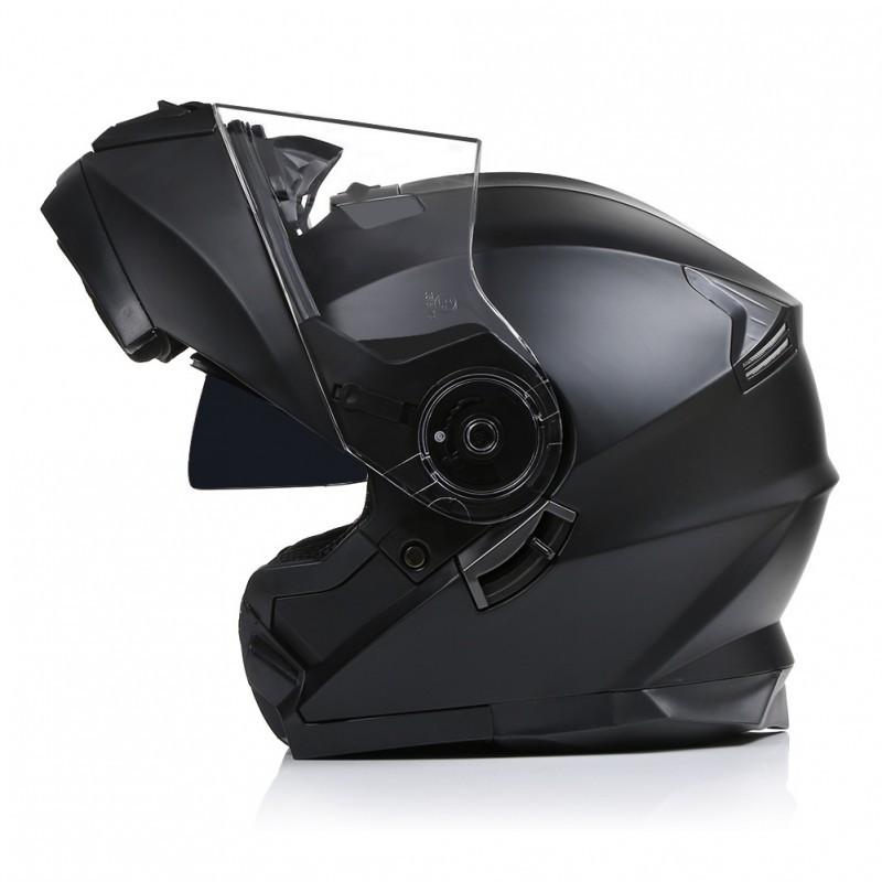 

BLD Bailide Electric Motorcycle Helmet HD Double Lens Unveiling Full Four Seasons Men Women M(57-58)