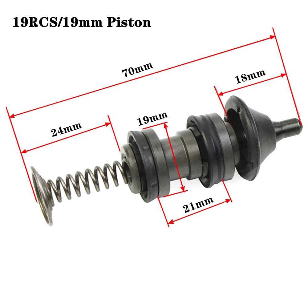 17.5RCS 17.5mm Hydraulic Brake Clutch Piston Plunger Repair Kit Motorcycle Scooter Brake Master Cylinder Piston Rigs Repair Part