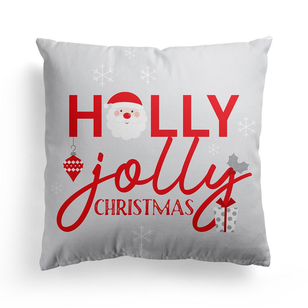 New Christmas Pillowcase Christmas Tree Holiday Sofa Pillow Cushion Cover