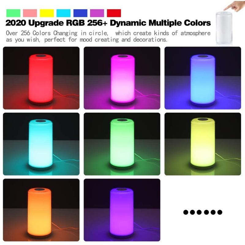 Wake Up Light, Alarm Clock with Sunrise Simulation, 5 Natural Sounds, Multi Light Modes,Contact Control Night Light