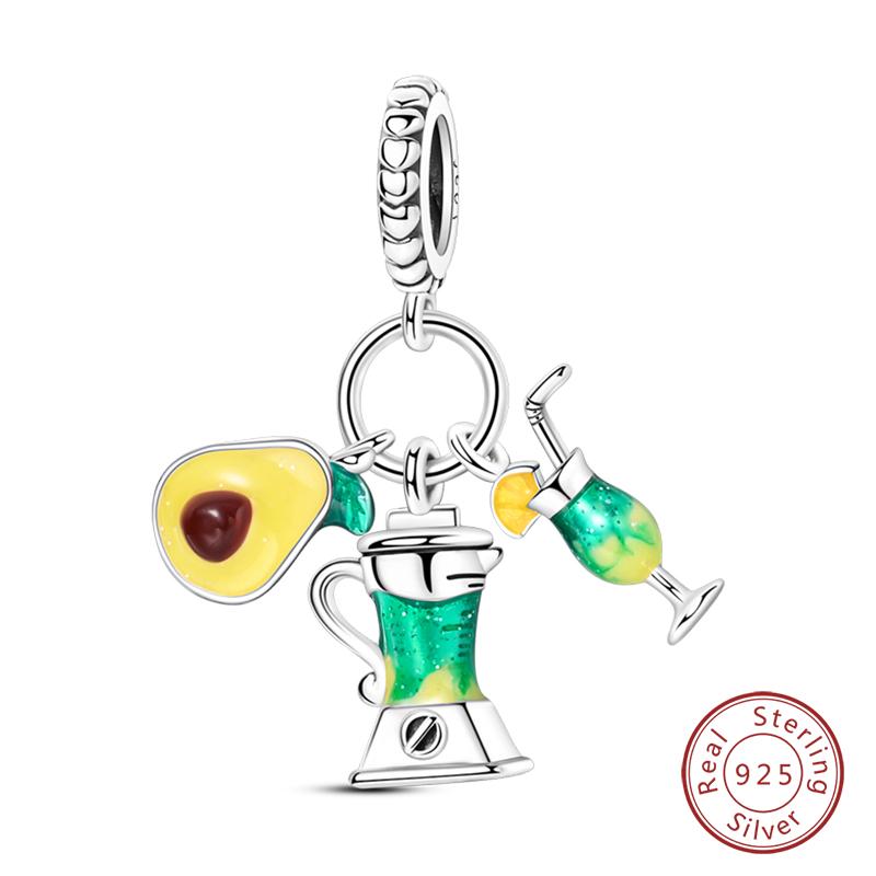 100% Copper Luggage Earth Camera Golf Rugby Helmet Charms Pendants Fit Qikaola Original Bracelets Diy Jewelry