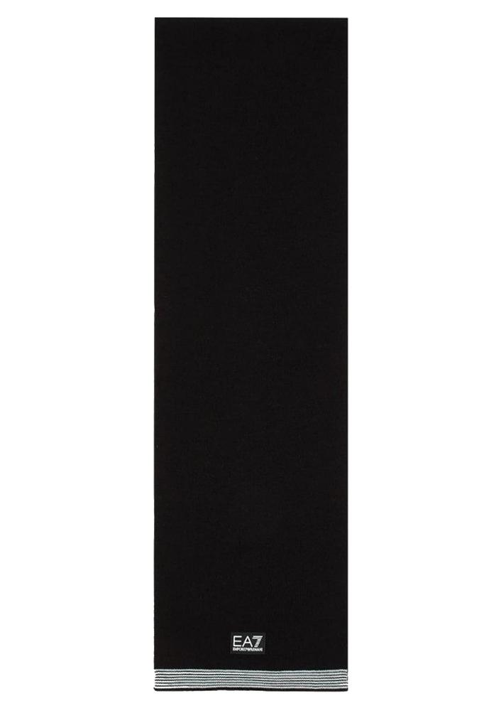Emporio Armani EA7 Men's Scarf, Black/White, Size 274902 1A300 00020, Black/Gray, Gift Idea