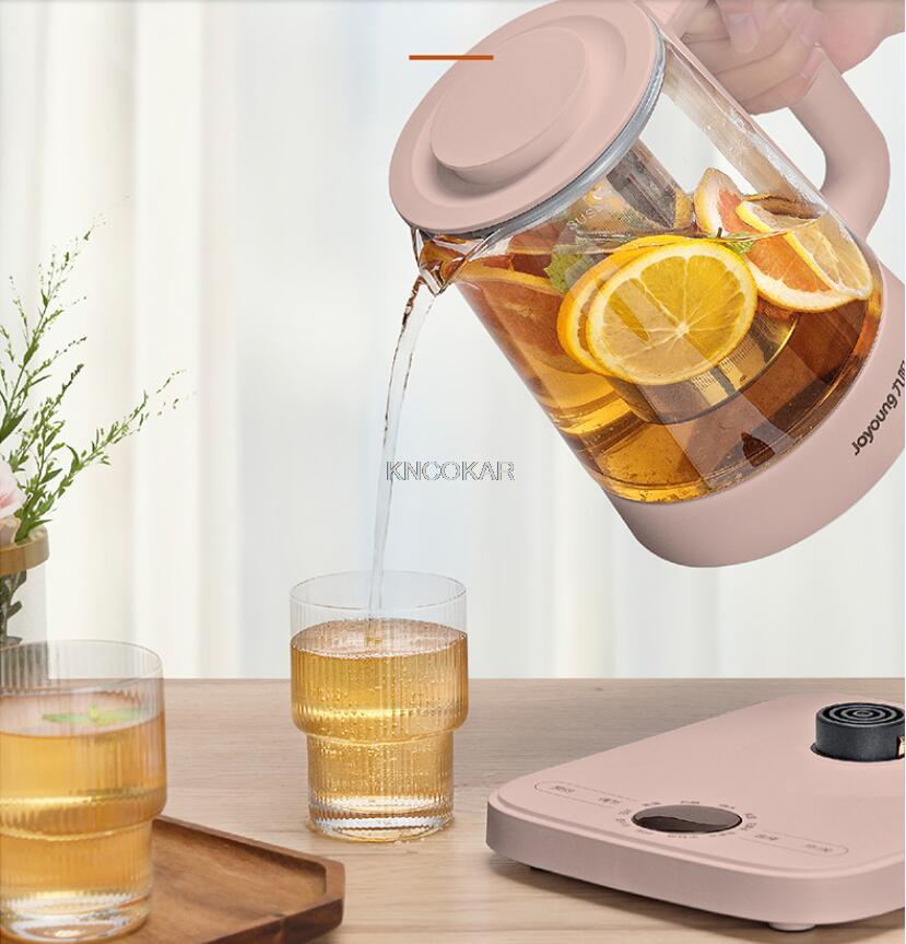 220V 1.5L Automatic Electric Kettle Glass Health Preserving Pot Household Multi Cooker Water Boiling Kettle Dessert Stewing Pot