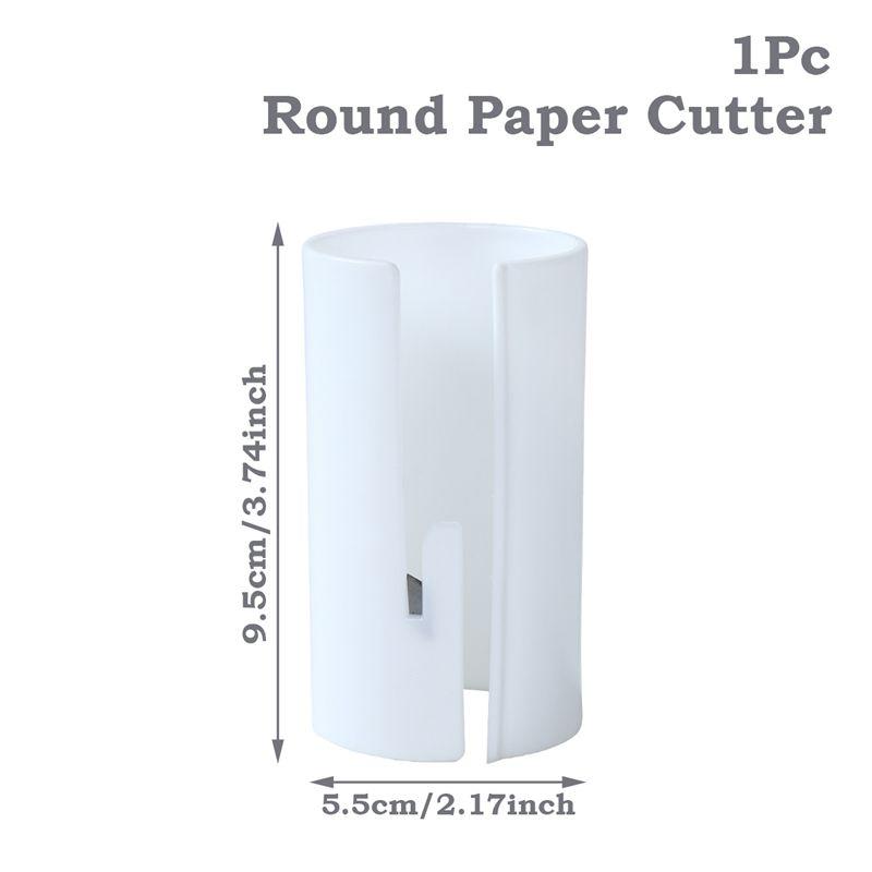 1pc Portable Mini Wrapping Paper Cutter Packaging Paper Cutting Knife Cutting Wrapping Paper Cutter Tool Tube Gift Wrap Tools