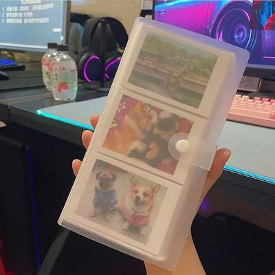 14/20/28 Sheets Cards Holder Large Capacity Collection Album Binder Photocards Storage Book Portable Ticket Card Book Organizer