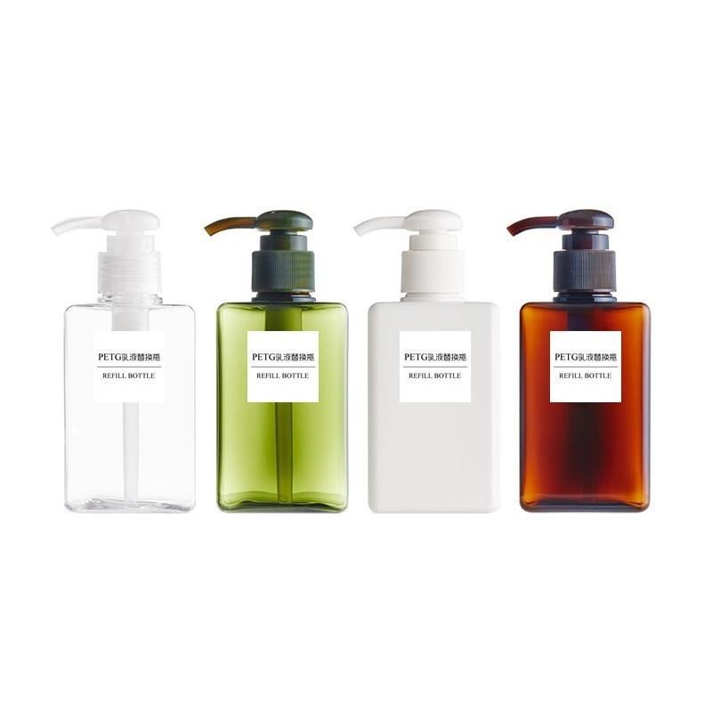 1 Pc 150ML / 250ML Pump Bottle Makeup Shampoo Soap Shower Gel Travel Pump Dispenser Container Bottle