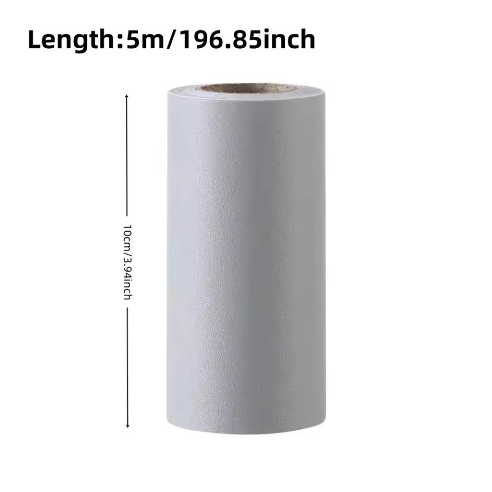 1PC 5m/196.85inch PVC Self-adhesive Baseboard Waterproof Wall Sticker Window Sill Door Frame Edge Wrapping Renovation Decorative