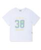 FALLETT Number 38 White Short Sleeve T-Shirt