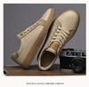 Zapatillas de Cuero Bajas para Hombre y Mujer - Estilo Coreano Casual Primavera/Otoño