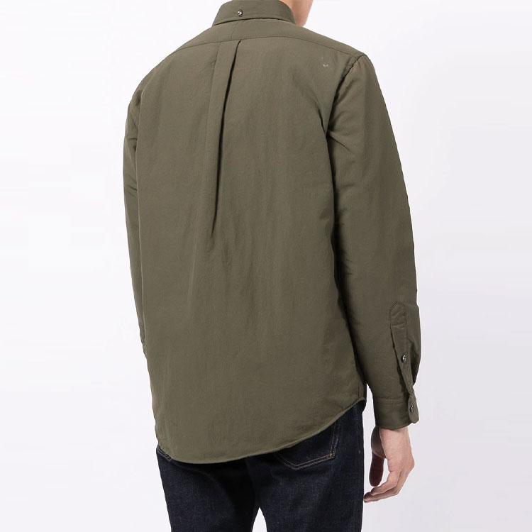 Polo Ralph Lauren Solid Color Single-Breasted Shirt Men shirts Green 710842899-001