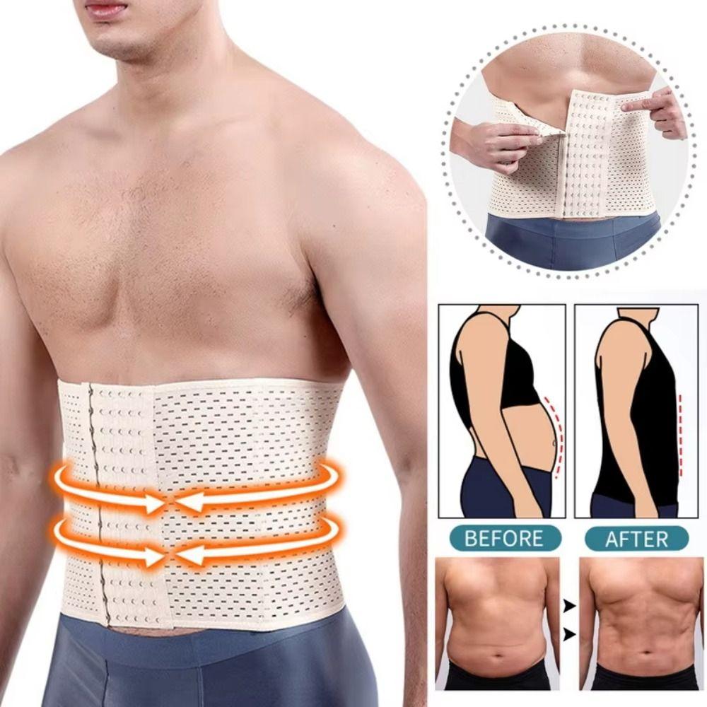Modellierendes Band Männer Schlankmachender Body Shaper Bauchreduzierer Kompressions Shapewear Neues Korsett Männer