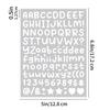 0.5-inch English Letter Sticker Small Size Gu Card Greeting Card Decorative Hand Note Scrapbook Letter Sticker