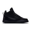 (GS) Nike Court Borough Mid 'Triple Black' Kids' 839977-001