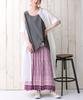 Oshare Walker Collar Short Sleeve Shirt Long Shirt Short Loose Plus Sizes Layered wfn0239 n'OrLABEL [Band Dress] Women's Dress, Spring/Summer,