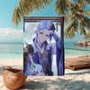 1pc Genshin Impact1 Beach Towel, Comfortable and Thick, and Swimming/Bath/Picnic/Camping Towel, Suitable for Seaside Beaches