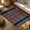 Boho Area Rug Non Slip Washable Indoor Outdoor Carpet Modern Abstract Geometric Pattern Home Decor Living Room Floor Mat 6x9