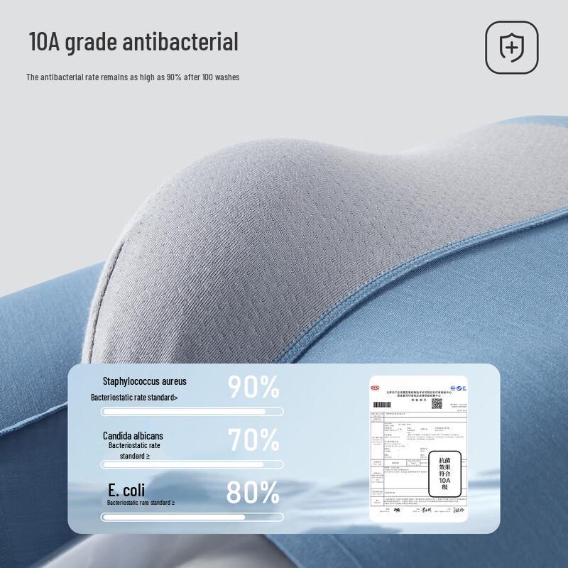 FENTENGCARE Herren Nahtlose Modal Eis Seide Antibakterielle Boxer Briefs