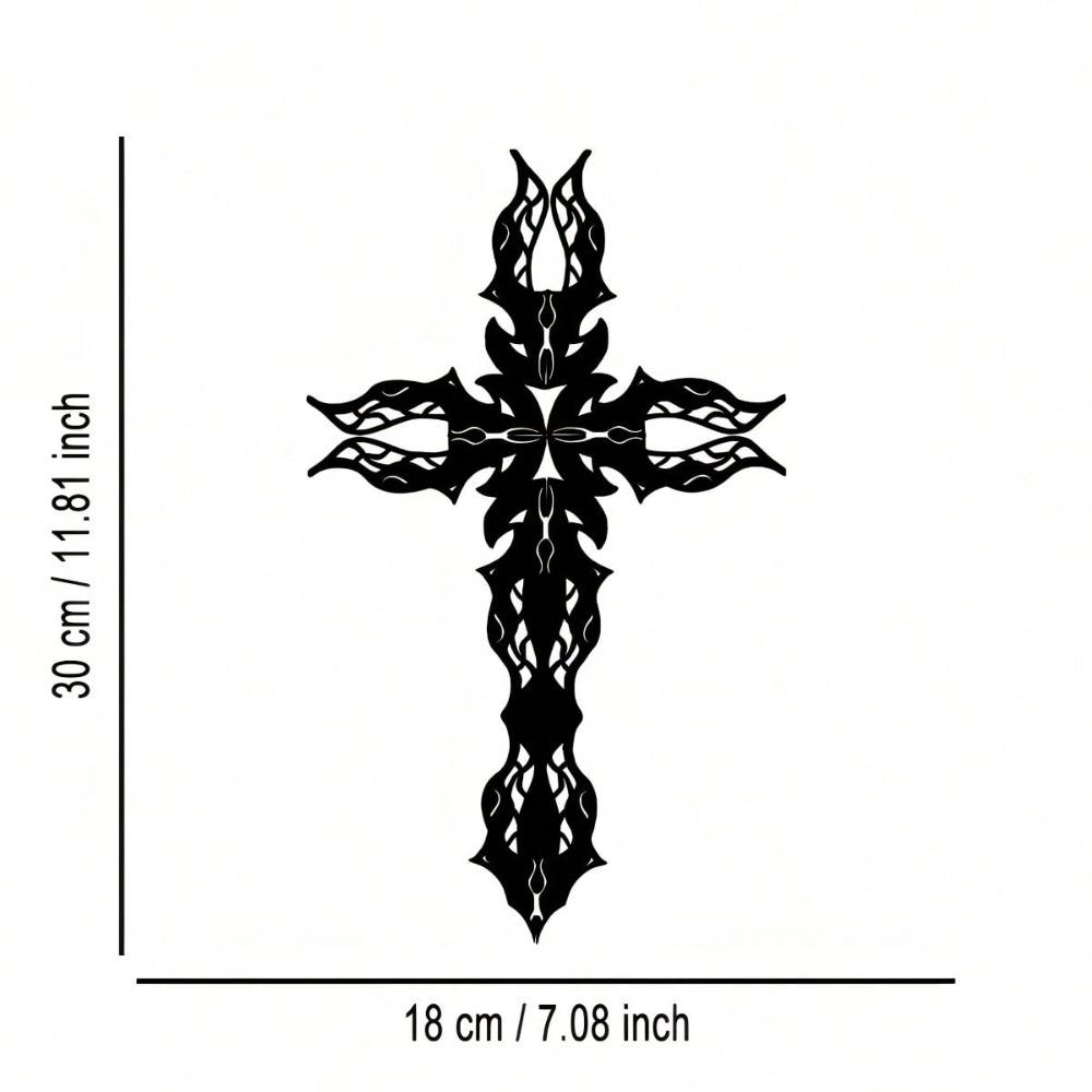 

Metal Wall Cross Sculpture Religious Home Office Decor Art Gift TY-100971